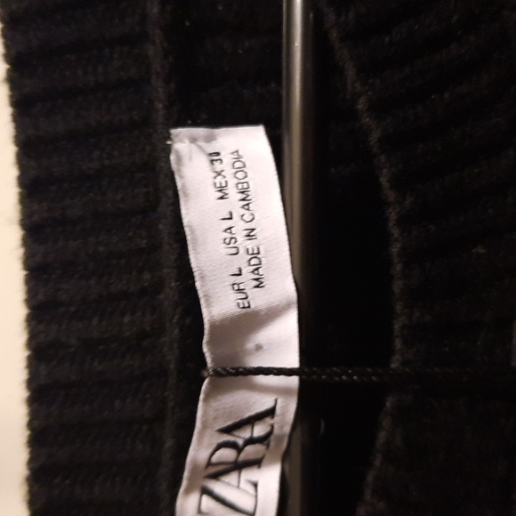 Zara black crop sweater - Picture 4 of 5